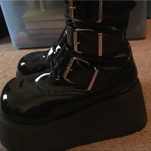 Demonia, goth platform boots
